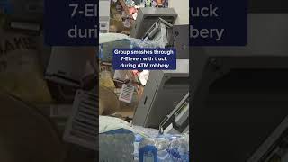 Group smashes through Alexandria 7Eleven with truck during ATM robbery  NBC4 Washington [upl. by Tor36]