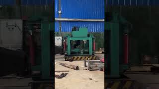 Forging the raw material breaker machineexcavatorattachment [upl. by Enyamert]