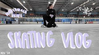 nationals prep 2024  adult figure skating vlog  mads skates [upl. by Hoskinson]