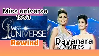 Miss Universe 1993 rewind Dayanara Torres winning moments missuniverse [upl. by Baryram]