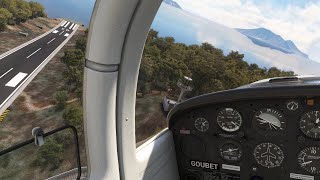 Pushing the Limits PA38 Tomahawk aerobatics in Panarea Fly LIM4 Microsoft Flight Simulator [upl. by Nivart]