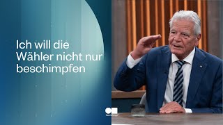 Nach den Wahlen Was wird aus Deutschland Herr Gauck  Caren Miosga [upl. by Seiber]