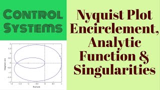 115 Nyquist Plot Encirclement Analytic Function amp Singularities Control Systems [upl. by Donough25]