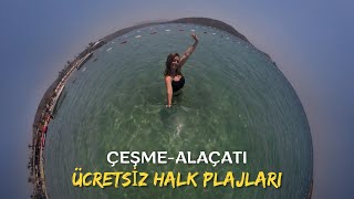 Ece ile bir gün Çeşme Plajları  Ücretsiz Plajlar  Alaçatı [upl. by Quintin]