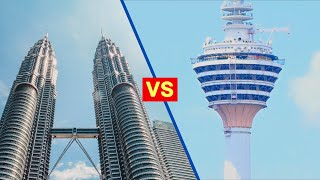 KL Tower vs Petronas Towers [upl. by Allyce552]