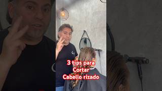 3 tips para corte de cabello rizado By RICARDOLUENGOPELUKEROS [upl. by Sillsby]