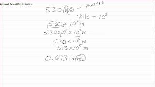 Almost Scientific Notation applied to Physics Applied [upl. by Allemat]