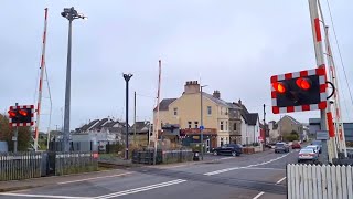 Castlerock Station Level Crossing County Londonderry [upl. by Bremen588]