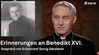 Benedikt XVI – Erinnerungen  Erzbischof Gänswein im Gespräch mit EWTN [upl. by Ylla]