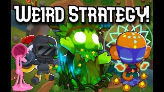 The WEIRDEST Strategy A Ravine CHIMPS Black Border Guide l Update 412 Bloons TD6 [upl. by Yi]