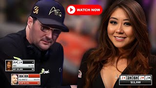 Phil Hellmuth Chamath Maria Ho Jason Calacanis 2550 Cash Game Poker [upl. by Leod512]