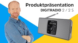 DIGITRADIO 2  2 S  Stereo DAB Radio in edler AluminiumOptik  TechniSat [upl. by Acceb50]