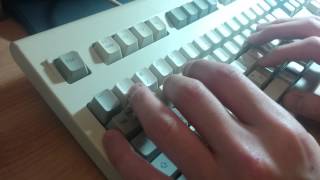 ALPS White Switch Keyboard [upl. by Marcia206]