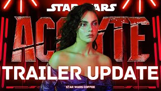 Star Wars The Acolyte Trailer Update [upl. by Anawait]