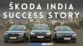 Secret Of Skoda Indias Success  100K Sales In 2 Years  MotorBeam [upl. by Schwarz259]