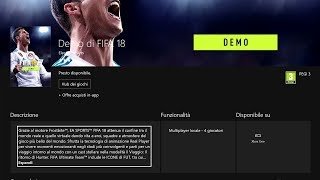 LA DEMO DI FIFA 18 E NELLO STORE [upl. by Endres]