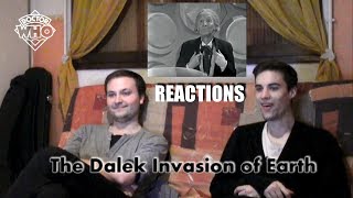 Doctor Who Classic quotThe Dalek Invasion of Earthquot 1964 REACTIONS [upl. by Barnebas7]