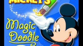 Mickey Mouse Online Games  Mickeys Magic Doodle Game  Paint And Color Games [upl. by Ariew]