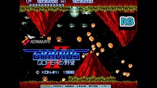 1988 60fps Gradius II 9065000pts Type4 [upl. by Giarla242]