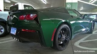 2014 Corvette C7 Stingray in Lime Rock Green [upl. by Irved]