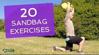 20 Sandbag Exercises [upl. by Aidnis]