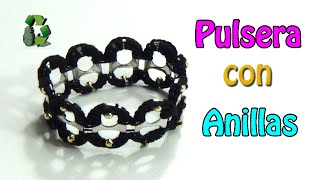 Pulsera con anillas de latas Reciclaje Ecobrisa [upl. by Isla]