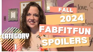 FabFitFun Fall 2024 Customization 1 Full Spoilers [upl. by Anaujait]