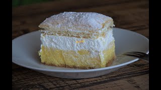 Kremšnite ili krempita bez laktoze kolač  Alpro cake lactose free recipe [upl. by Boynton]