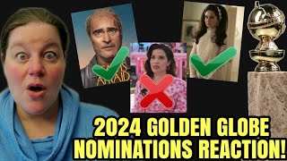 GOLDEN GLOBE 2024 NOMINATIONS LIVE REACTION What Was The BIGGEST Surprise Nomination This Year [upl. by Asoj808]