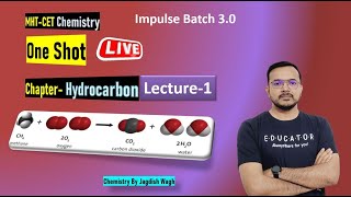 HYDROCARBON PART1 ONE SHOT  MHT CET 2023  JAGDISH WAGH SIR  IMPULSE BATCH  MSA [upl. by Elyrad]