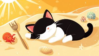 Chill Spring 🛁 With Cute Cat 😺  Cute Lofi Music  For Relax [upl. by Rind]