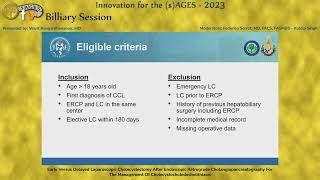 Early Versus Delayed Laparoscopic Cholecystectomy After ERCP For The Management Of Cholecystocho [upl. by Genesia872]