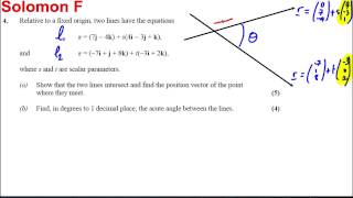 Vectors Exam Style Question 1 [upl. by Merras]