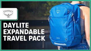 Osprey Daylite Expandable Travel Pack 266 Review 2 Weeks of Use [upl. by Roanna]