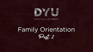 Family Orientation 2024 Post 2 [upl. by Stuppy]