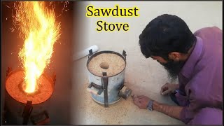 SAWDUST STOVE  Boore Wala Chulha [upl. by Nawak]