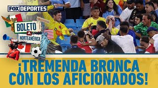 Volaron los golpes altercados tras el URUGUAY vs COLOMBIA en COPA AMÉRICA  Boleto a Norteamérica [upl. by Latrena566]