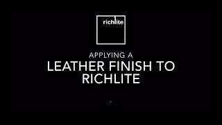 Tutorial  How to Achieve the quotLeather Finishquot with Richlite [upl. by Nocaj]