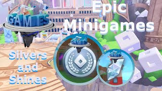 Roblox The Games  Epic Minigames  Silvers and Shines How to [upl. by Drarrej669]