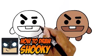 How to Draw BT21  Shooky [upl. by Ahsilav39]