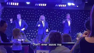 The Barricade Boys from the West End performing on Norwegian Escape [upl. by Retrak685]