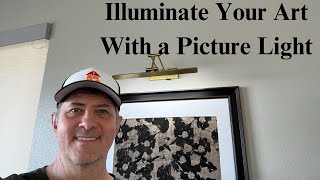 Illuminate Your Art With Easy Picture Light Installation [upl. by Atnovart]