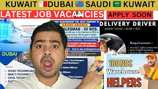 WAREHOUSE HELPER ll Technician ll Job Opportunities Dubai Qatar kuwait 🇰🇼 UAE Saudi Arabia 🇸🇦 ll [upl. by Dalenna]