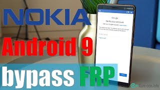 NOKIA Android 9 Pie Bypass FRP Lock Google Account quotTalkback Notworkquot [upl. by Dnarb]