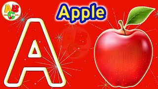 ABC song  nursery rhymes  abc phonics song for toddlers  a for apple [upl. by Ahsyt542]