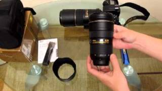 Nikon AFS 2470mm f28G ED unboxing [upl. by Sacul]