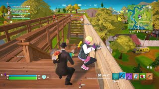 Fortnite Chapter 2 Remix with Kb and Yuua 11724  Defending the drivein together until team fight [upl. by Adnahs681]