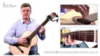 Spanish Romance Romanza Guitar Lessons available in Belfast with teacher Brian Keenan PART 14 [upl. by Compte]