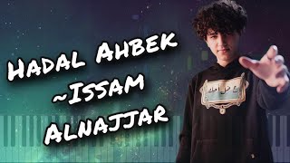 Hadal Ahbek Issam Alnajjar Piano Tutorial [upl. by Tehcac]