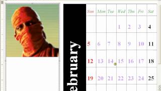 How to make a calendar in word [upl. by Aretina]